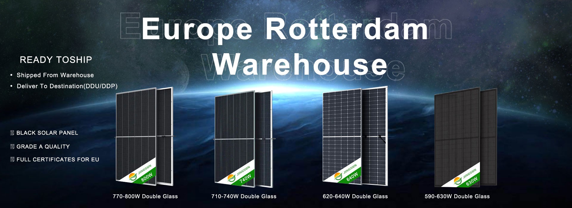 JINGSUN 800W solar panel